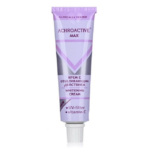 ACHROACTIVE Max Krém se zesvětlujícím efektem s UV filtrem a Vitamínem C 45 ml