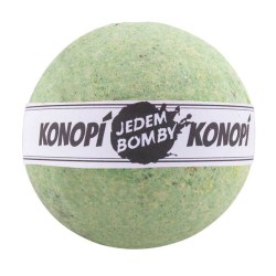 Bohemia Gifts šumivá koule do koupele 110 g – konopí