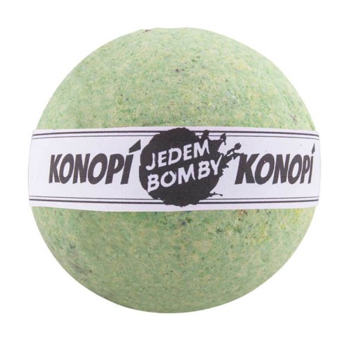 Bohemia Gifts šumivá koule do koupele 110 g – konopí