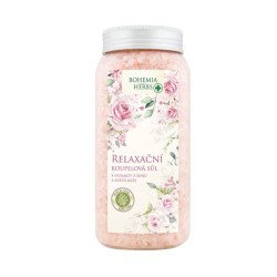 Bohemia Herbs Koupelová sůl s extrakty z plodů šípku a květů růže 900 g