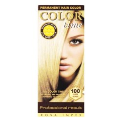 Color Time Permanentní Barva na vlasy 100 Super blond 100-ml