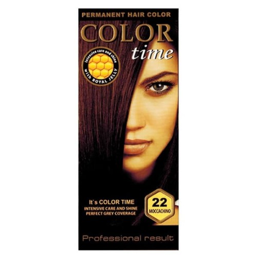 Color Time Permanentní Barva na vlasy 22 Moccachino 100 ml