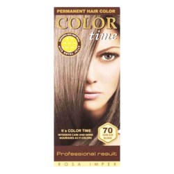 Color Time Permanentní Barva na vlasy 70 Tmavě popelavá blond 100ml