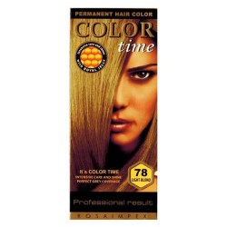Color Time Permanentní Barva na vlasy 78 světlá blond 100 ml