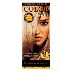 Color Time Permanentní Barva na vlasy 92 Perleťová blond 100 ml