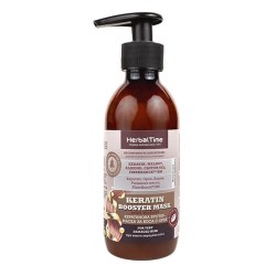 Herbal Time keratinová hair booster maska s ořechem 240 ml