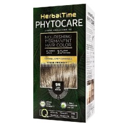 Herbal Time Phytocare permanentní barva na vlasy natural Vegan 9N světle blond 130 ml