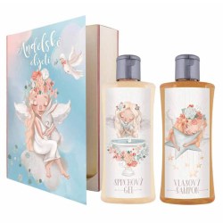 Kosmetická sada kniha Andělské objetí 2 x 250 ml