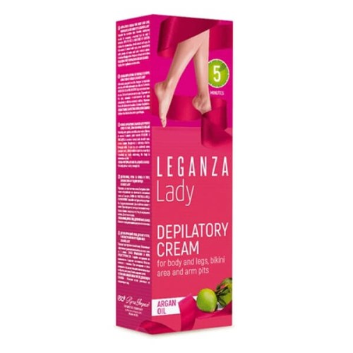Leganza Depilační sada s arganovým olejem 125 ml