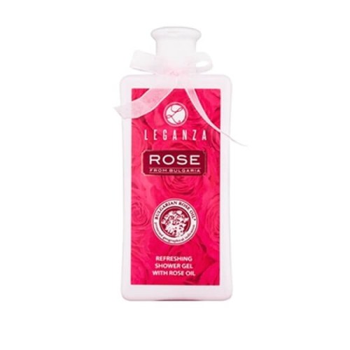 Leganza Rose sprchový gel s růžovým olejem 200 ml
