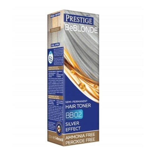 Prestige Be Blonde Semi-permanentní barva na vlasy BB02 stříbrný 100 ml