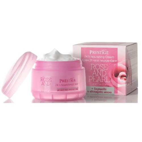 Prestige Rose a Pearl vyživující krém na obličej 24 hodin 50 ml