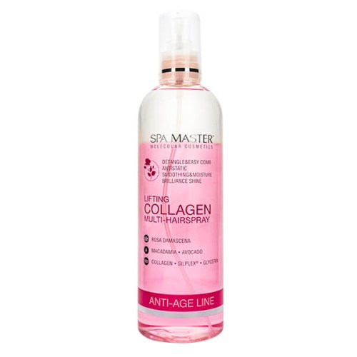 Spa Master roses sprej na vlasy pro snadné rozčesávání s kolagenem 350 ml