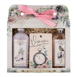 Vánoční kosmetická sada - Vánoční čas s vůní šípek a růže 2 x 100 ml 