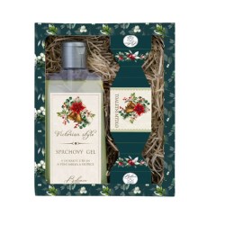 Vánoční kosmetická sada Victorian Style - sprchový gel 200 ml a mýdlo 30 g