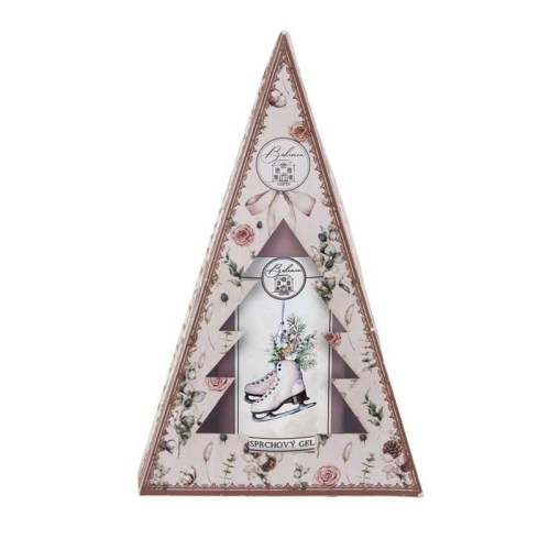 Vánoční sprchový gel 100 ml v krabičce - brusle