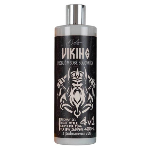 Viking 4v1 sprchový gel, šampon, pěna a mýdlo pro muže 400 ml