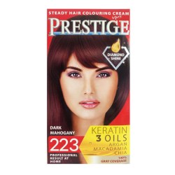 Vips Prestige permanentní krém barva na vlasy 223 tmavý mahagon  115 ml